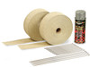 Design Engineering 2in Exhaust Wrap Kit Tan w/Aluminum Silicone Coat 10112