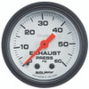 Autometer Exhaust Pressure Gauge 0-60psi Phantom Series 5725