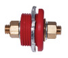 Moroso Thru Panel Battery Terminal - Red 74144
