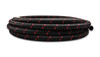 Vibrant Performance 5ft Roll -4 Black Red Ny lon Braided Flex Hose 11984R