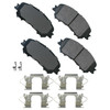 Akebono Brake Corporation Brake Pad Front Nissan Rogue 14-19 ACT1737