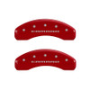 Mgp Caliper Cover 10- Camaro Caliper Covers Red 14033SCA5RD