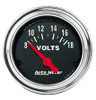 Autometer 8-18V Voltmeter Gauge 2592
