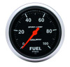 Autometer Sport Comp 2 5/8in Fuel 0-100 PSI Elec. 3563