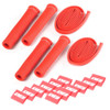 Design Engineering Protect-A-Boot and Wire Ki t 4 Cylinder Red 10586