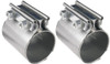 Hooker Exhaust Coupler Clamps 2-1/2 SS 2pk 41172HKR