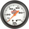 Quickcar Racing Products Oil Pressure Gauge 2-5/8in 611-6003
