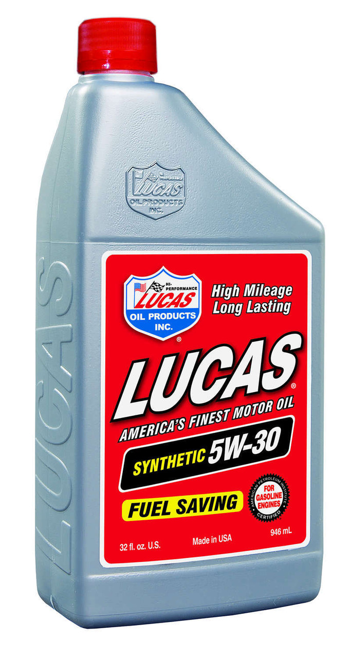 Lucas Oil Synthetic 5w30 Oil Case 6x1 Quart Dexos 10049
