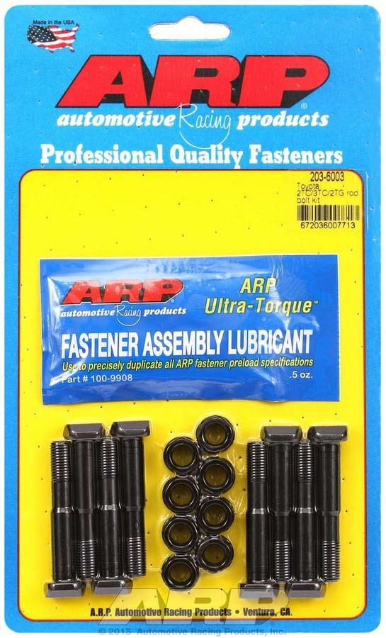 Arp Toyota Rod Bolt Kit - Fits 2TC/3TC/2TG 203-6003