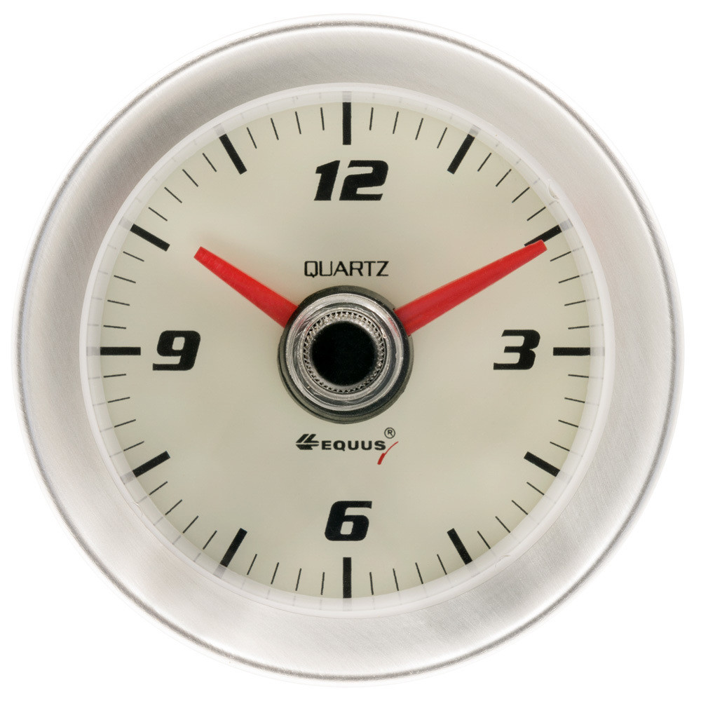Equus 2.0 Dia Quartz Clock 12-Hour 360 Degree Sweep E8000