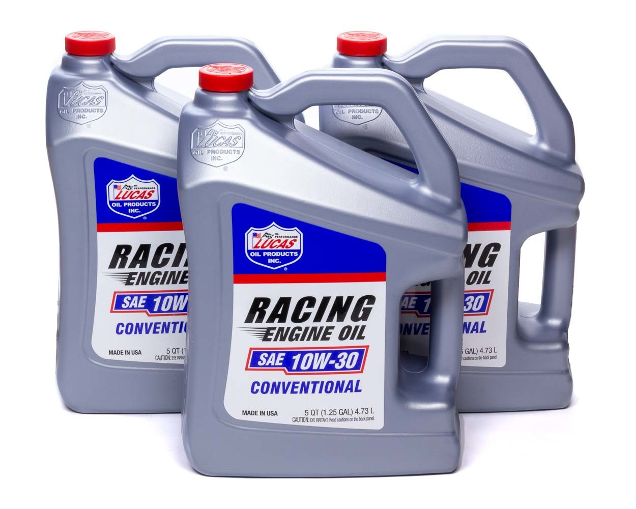 Lucas Oil SAE Racing Oil 10w30 Case 3 x 5qt Bottle 11017