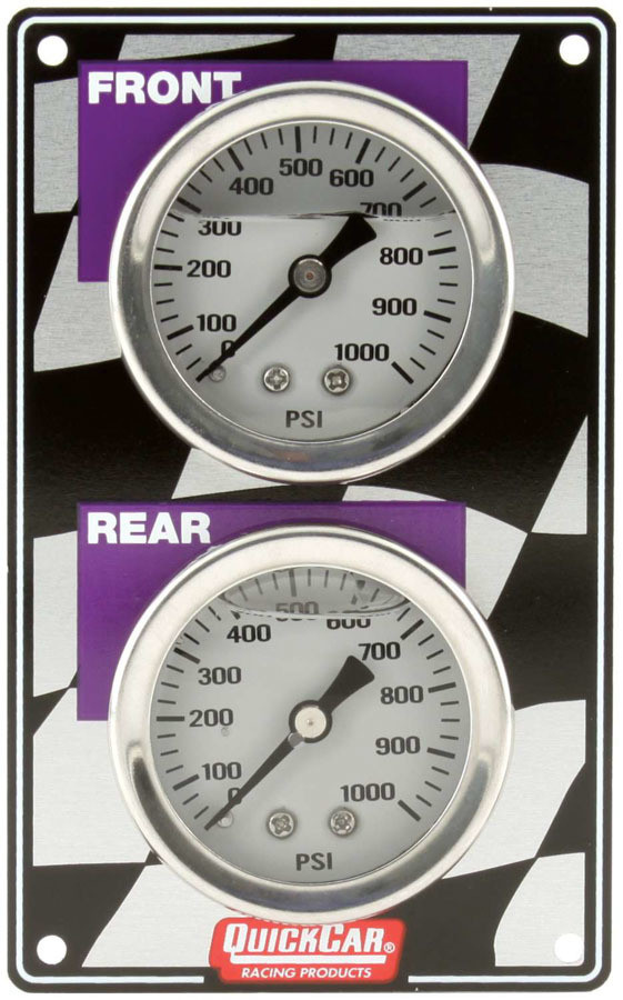 Quickcar Racing Products Mini Brake Bias Gauge Panel Vertical 61-101