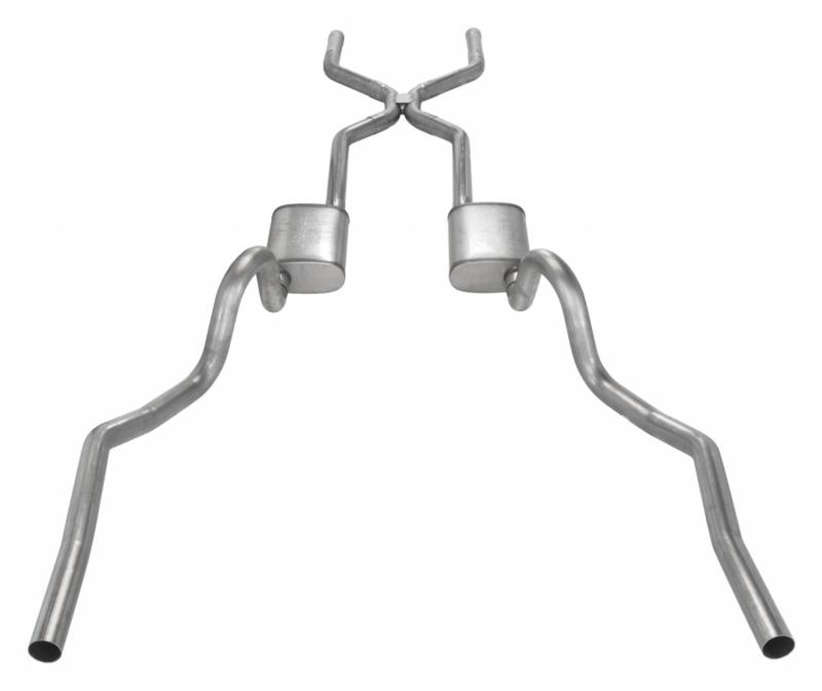 Pypes Performance Exhaust 64-72 A-Body 2.5in H-Bom b w/H-Pipe Street Pro SGA40S