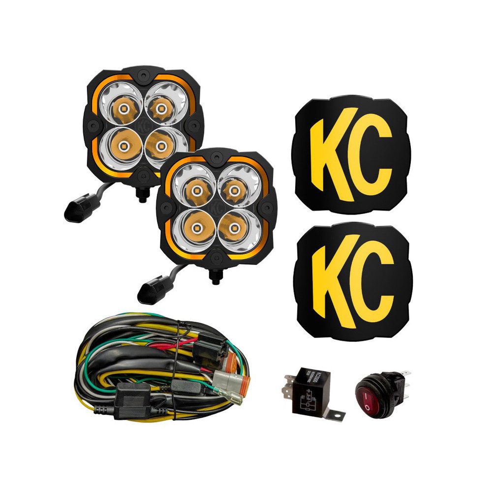 Kc Hilites Flex Era 4 Light System Spot Beam 286