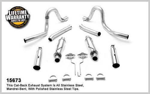 Magnaflow Perf Exhaust 99-04 Mustang GT 4.6L Cat Back Kit 15673