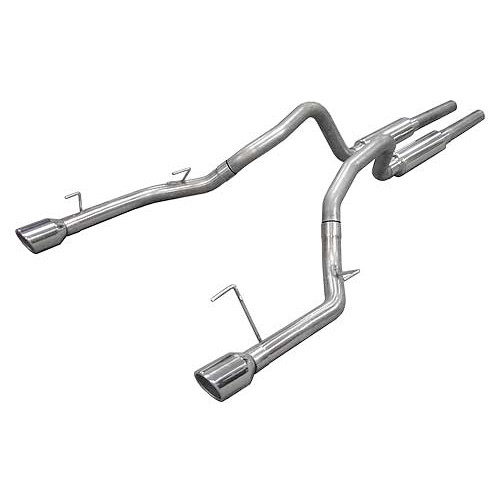 Pypes Performance Exhaust 05-10 Mustang 4.6L 2.5in Mid Muffler Exhaust Syst SFM66