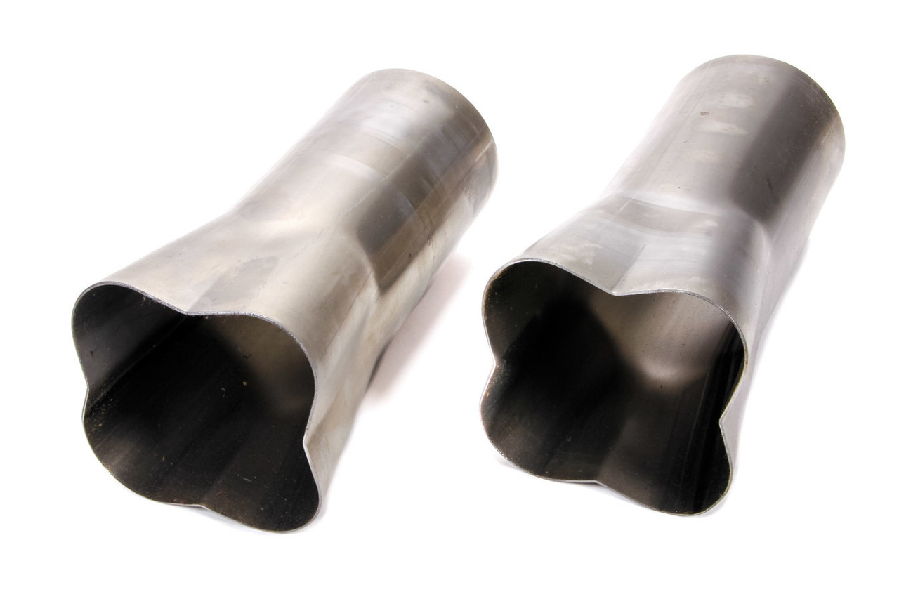 Patriot Exhaust Formed Collectors - 1pr 2-1/4in x 4in H7690