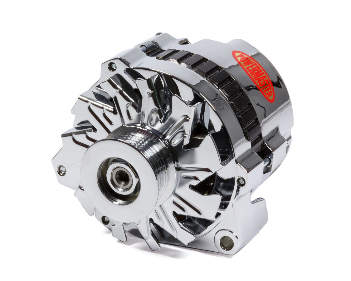 Powermaster CS130 GM 140A Chrome Alternator 37461