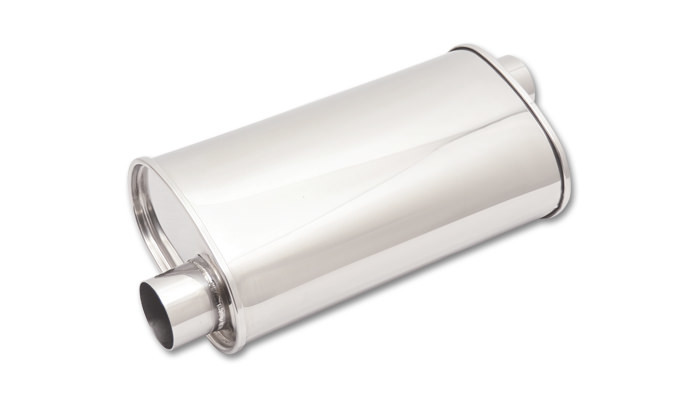 Vibrant Performance STREETPOWER Oval Muffler 3in inlet/outlet 1127