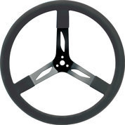 Quickcar Racing Products 17in Steering Wheel Steel Black 68-004