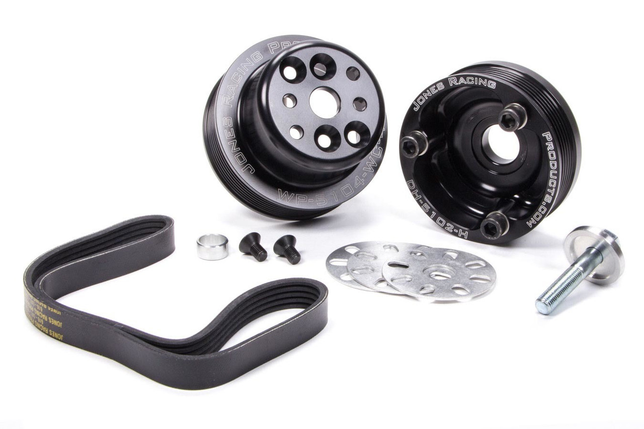 Jones Racing Products Serpentine Water Pump Drive Kit SBC Crate Engn 1035-S-CE