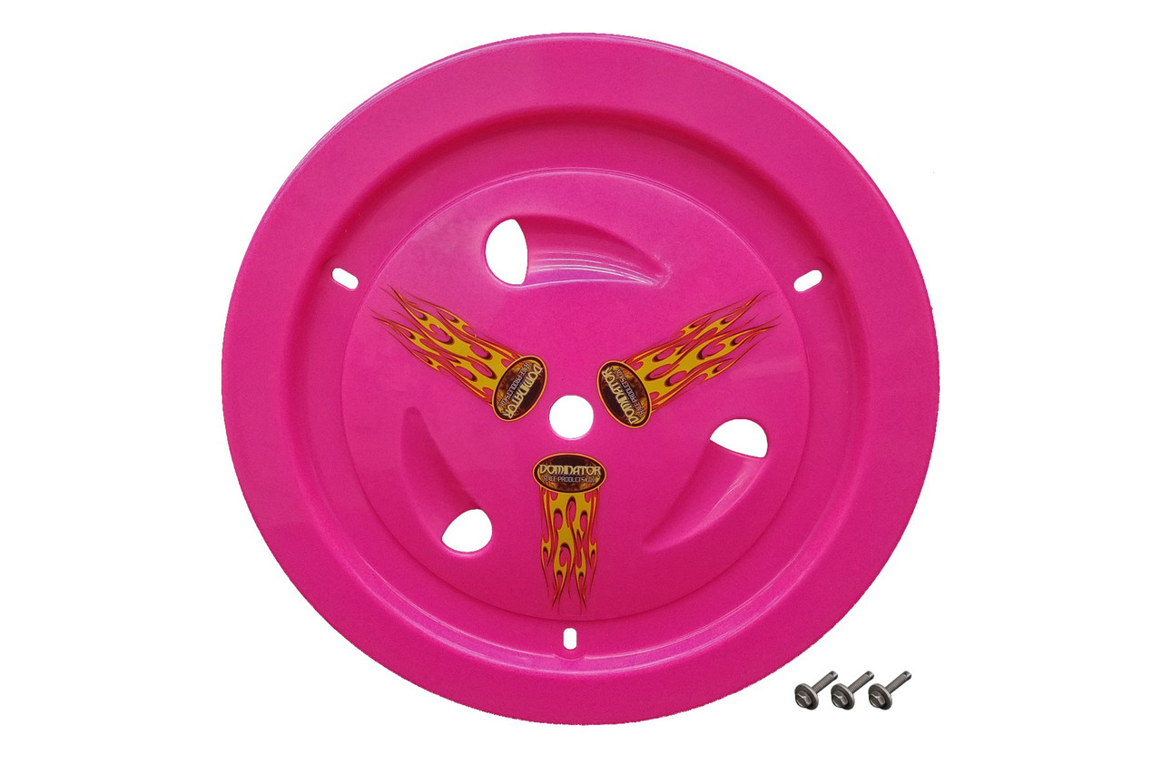 Dominator Racing Products Wheel Cover Bolt-On Pink Real Style 1007-B-PK