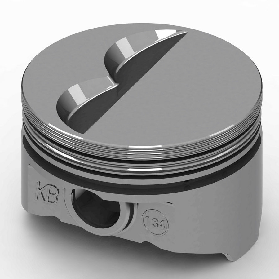 Kb Performance Pistons SBC Flat Top Piston Set 4.030 Bore -7cc KB134.030