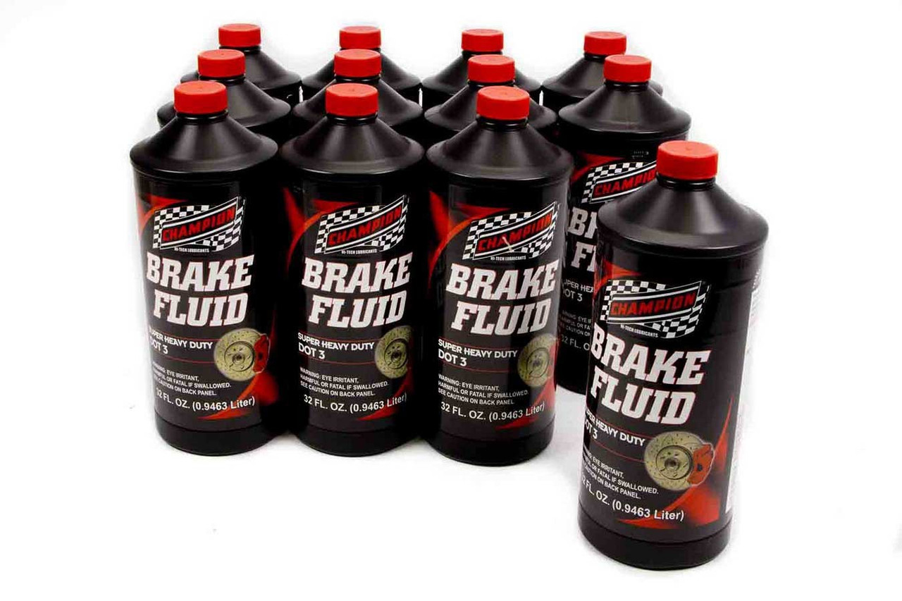 Champion Brand Brake Fluid DOT 3 12x1Qt 4057H/12