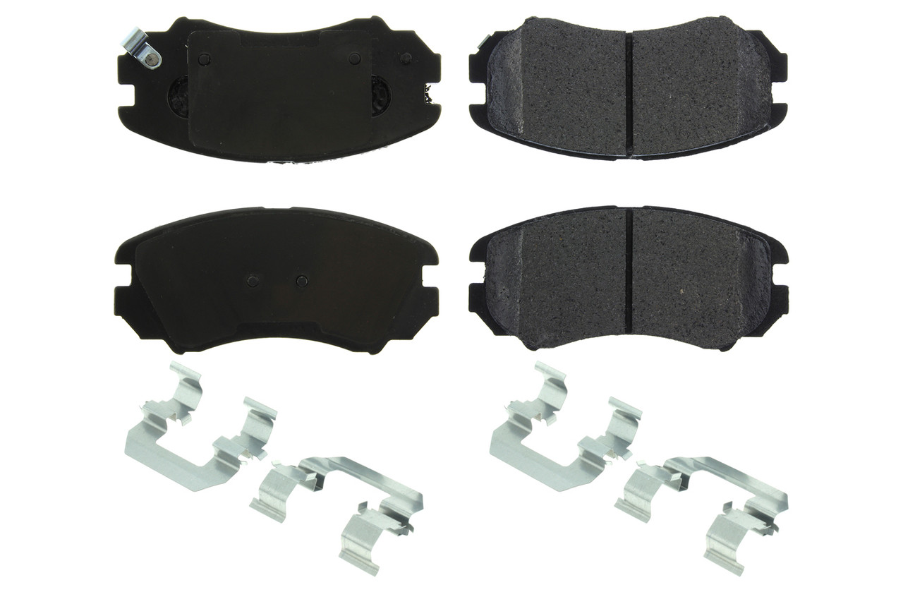 Centric Brake Parts Posi-Quiet Extended Wear Brake Pads with Shims a 106.0924
