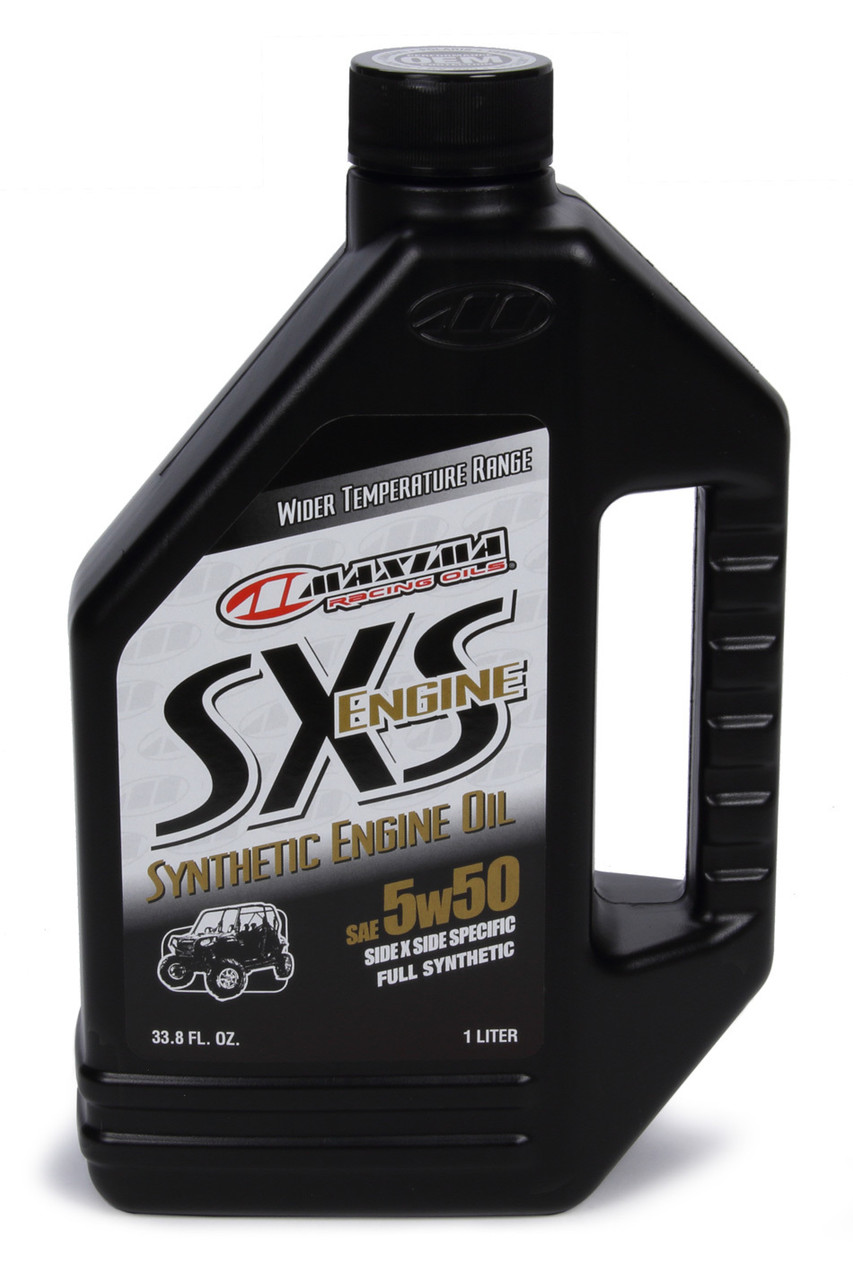 Maxima Racing Oils SXS Engine Full Syntheti c 5w50 1 Liter 30-18901S
