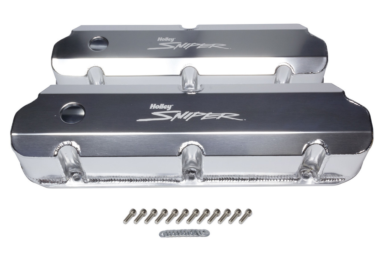 Holley Sniper Fabricated Valve Covers SBF Tall 890011