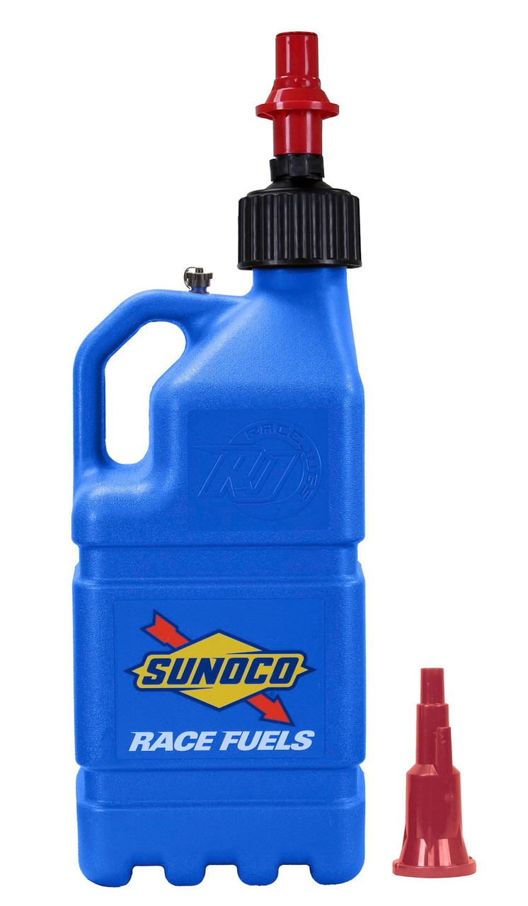 Sunoco Race Jugs Blue Sunoco Race Jug w/ Fastflo Lid and Vehicle R7500BL-FF
