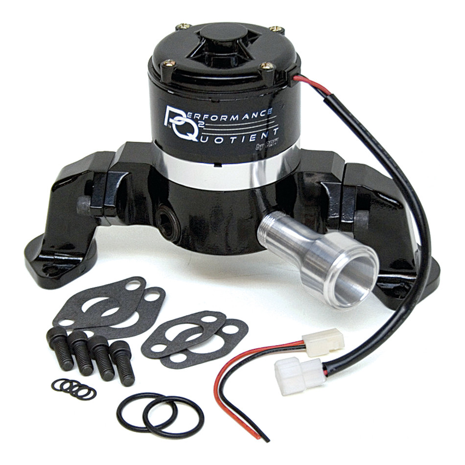 Prw Industries, Inc. Electric Water Pump BBC Race - Black Finish 4445407