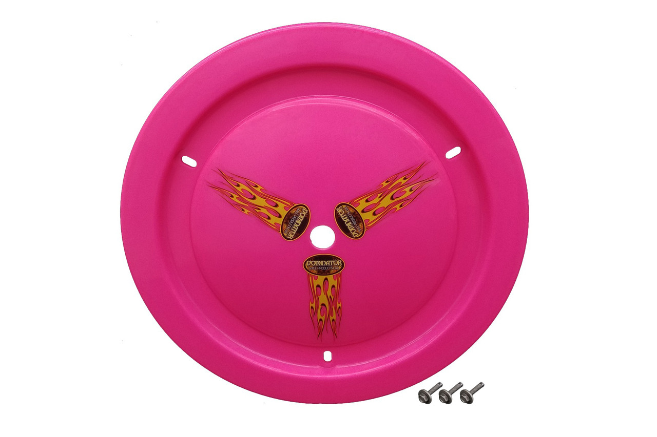Dominator Racing Products Wheel Cover Bolt-On Pink Real Style 1006-B-PK