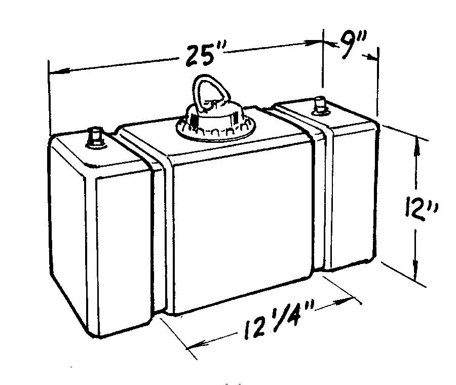 Jaz 10-Gallon C/T Fuel Cell 200-010-01