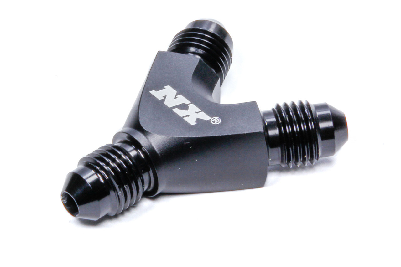 Nitrous Express Black Billet Y-Fitting 4x4x4 16382