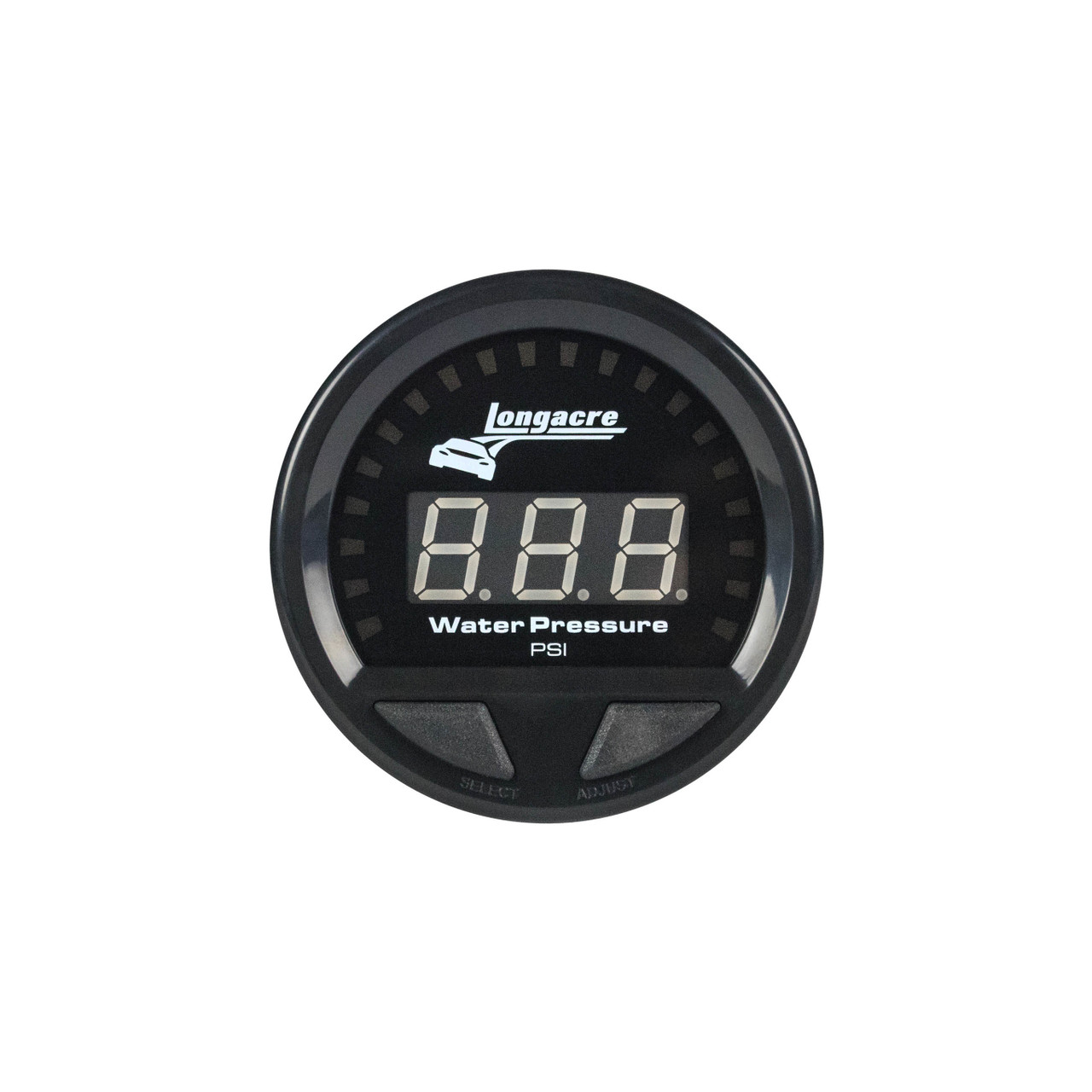 Longacre Waterproof LED Water Pressure Gauge 0-60psi 52-46864
