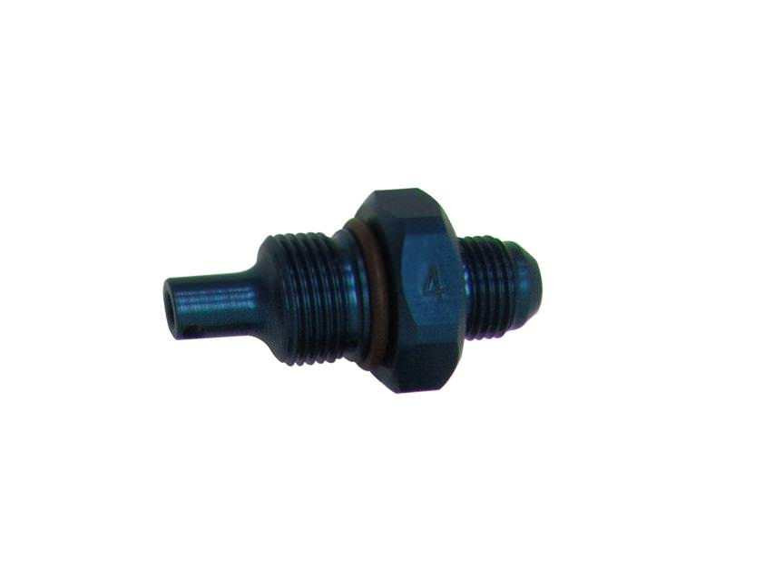 Krc Power Steering Alum Flow Valve -6AN Male ID - 4 KRC 25304000