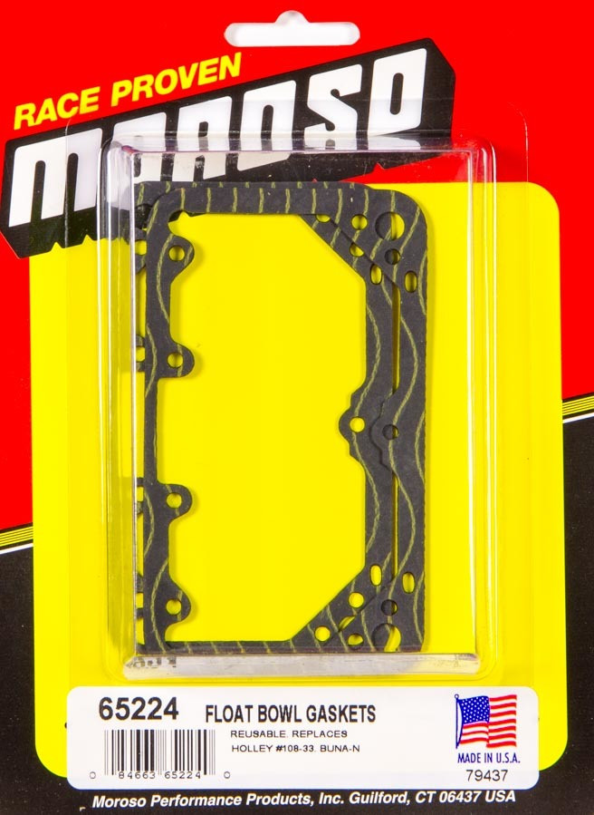 Moroso Neoprene Holley Gaskets 65224