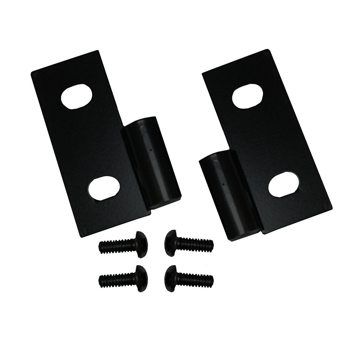 Rugged Ridge Lower Door Hinge Bracket s Black 76-06 Jeep CJ 11202.03