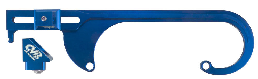 Cvr Performance 4150 Throttle Cable Brkt GM and Morse - Blue 64150BL