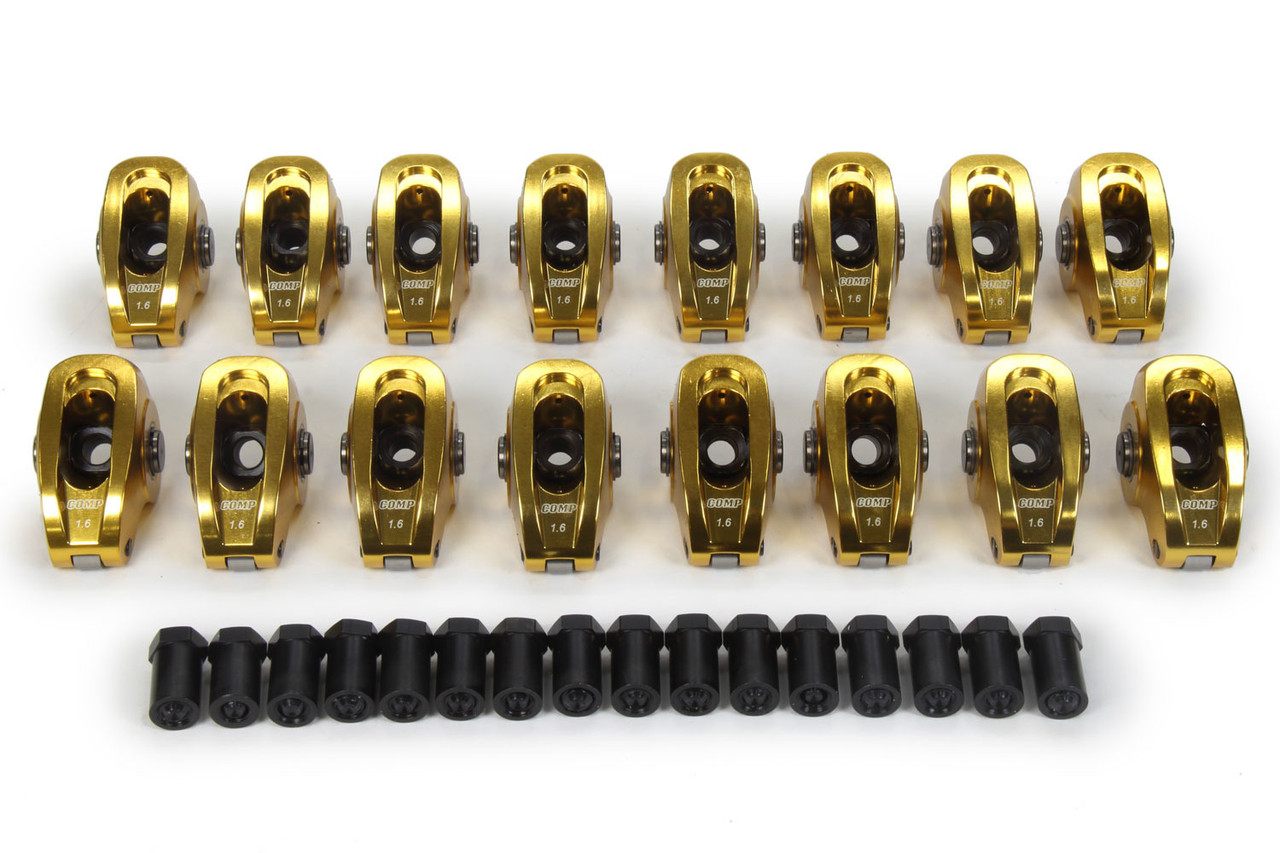 Comp Cams SBF Ultra Gold R/A's - 1.6 Ratio 3/8 Stud 19043-16