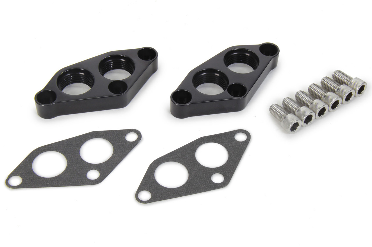 Meziere Water Pump Port Adapters 12an Female BBM 2pk WP84S