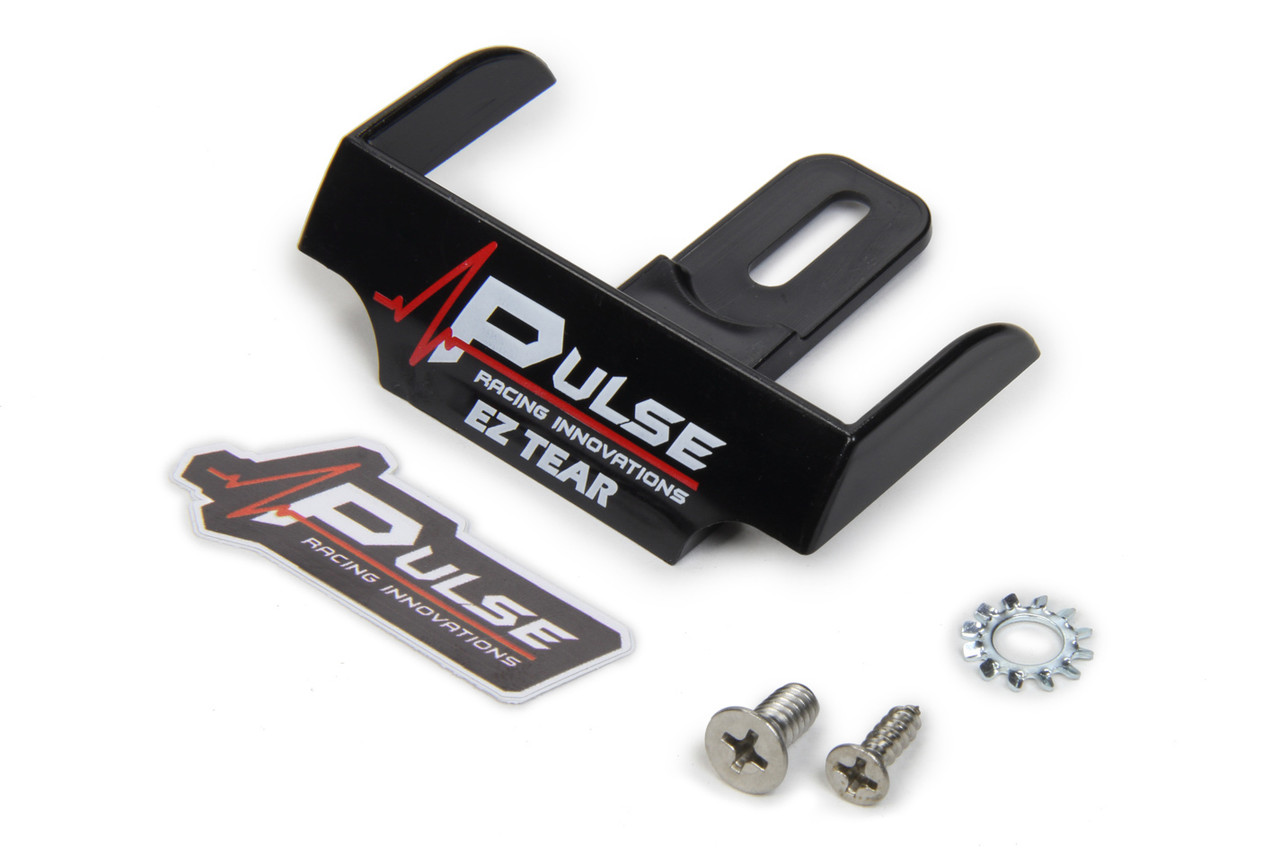 Pulse Racing Innovations EZ Tear Shield Mounted Black EZTS101BK