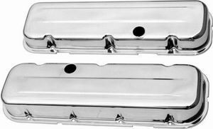Racing Power Co-Packaged Chevy 396-502 Short Val ve Cover Pair R9236