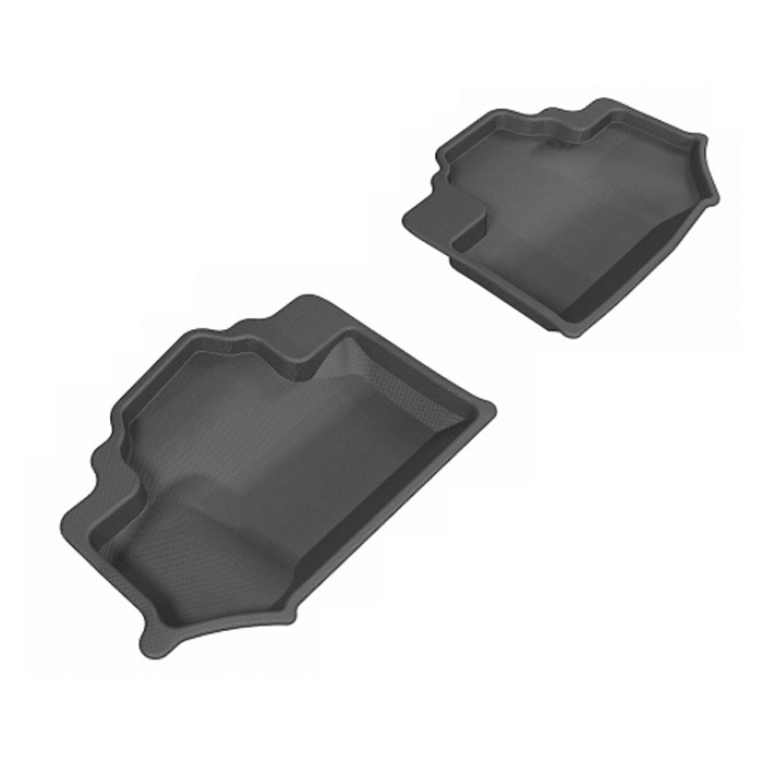 3D Maxpider Jeep Wrangler 14-18 Kagu Floor Liner 2nd Row Blk L1JP01121509