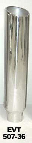 Pypes Performance Exhaust Exhaust Stack 5in x 7in 36in L Polished EVT507-36
