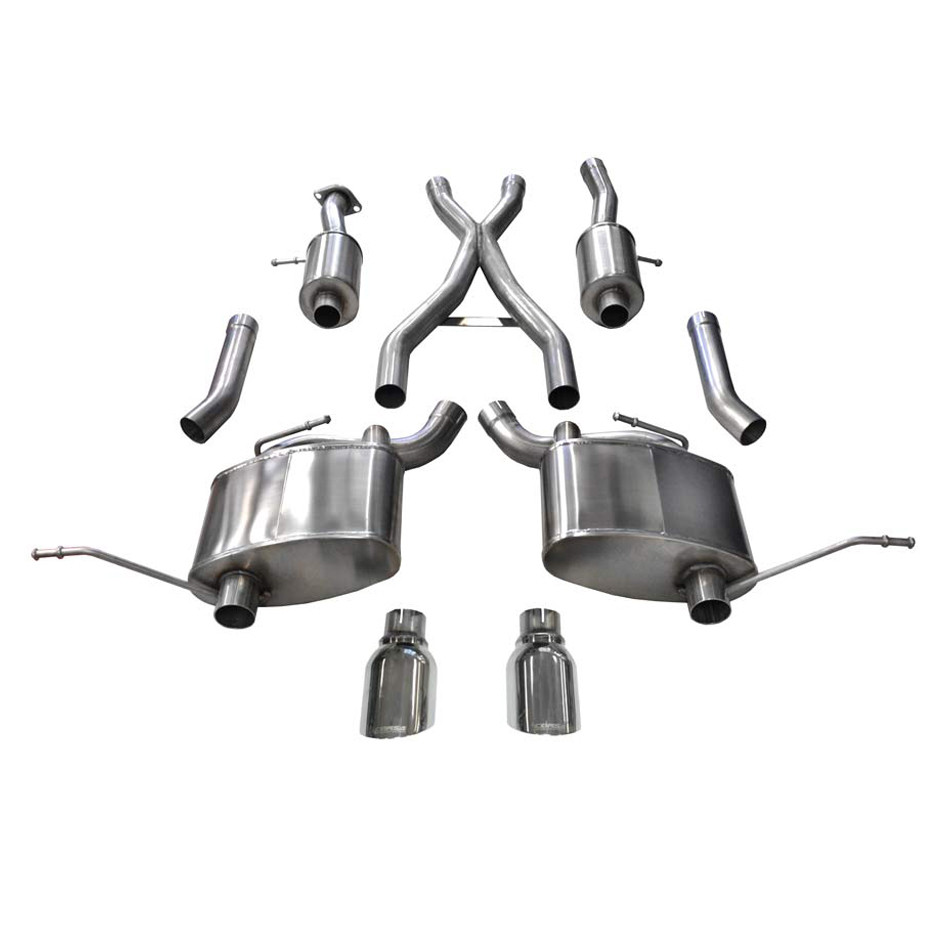 Corsa Performance Exhaust Cat-Back - 2.5in Cat-Back Dual Rear 14991