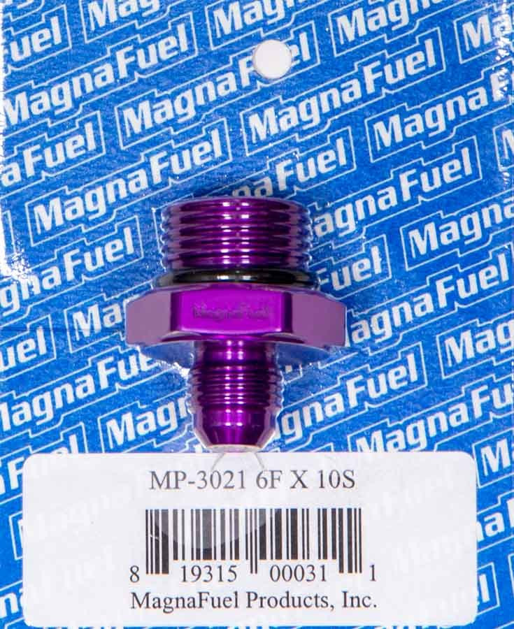 Magnafuel/Magnaflow Fuel Systems #6 to #10 O-Ring Male Adapter Fitting MP-3021