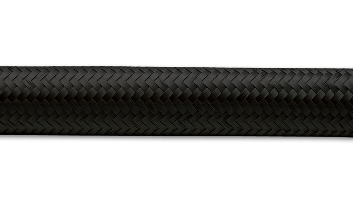Vibrant Performance 2ft Roll -8 Black Nylon Braided Flex Hose 11958